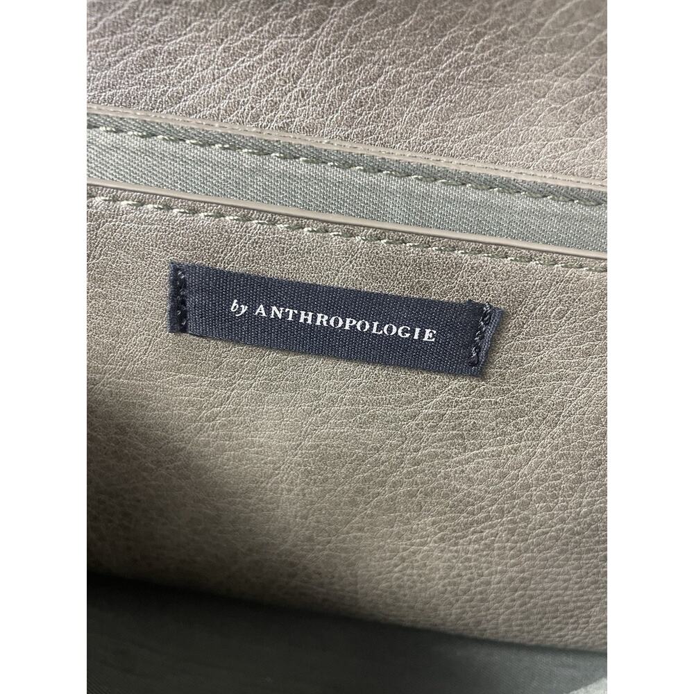 Anthropologie Bella Bow Vegan Leather Crossbody/ Clutch Chain Strap Bag EUC - Picture 5 of 9